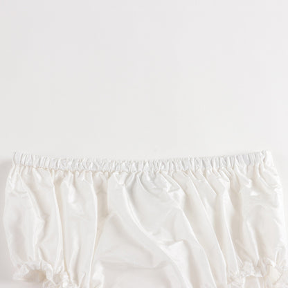 Baby Girls White Silk Dress