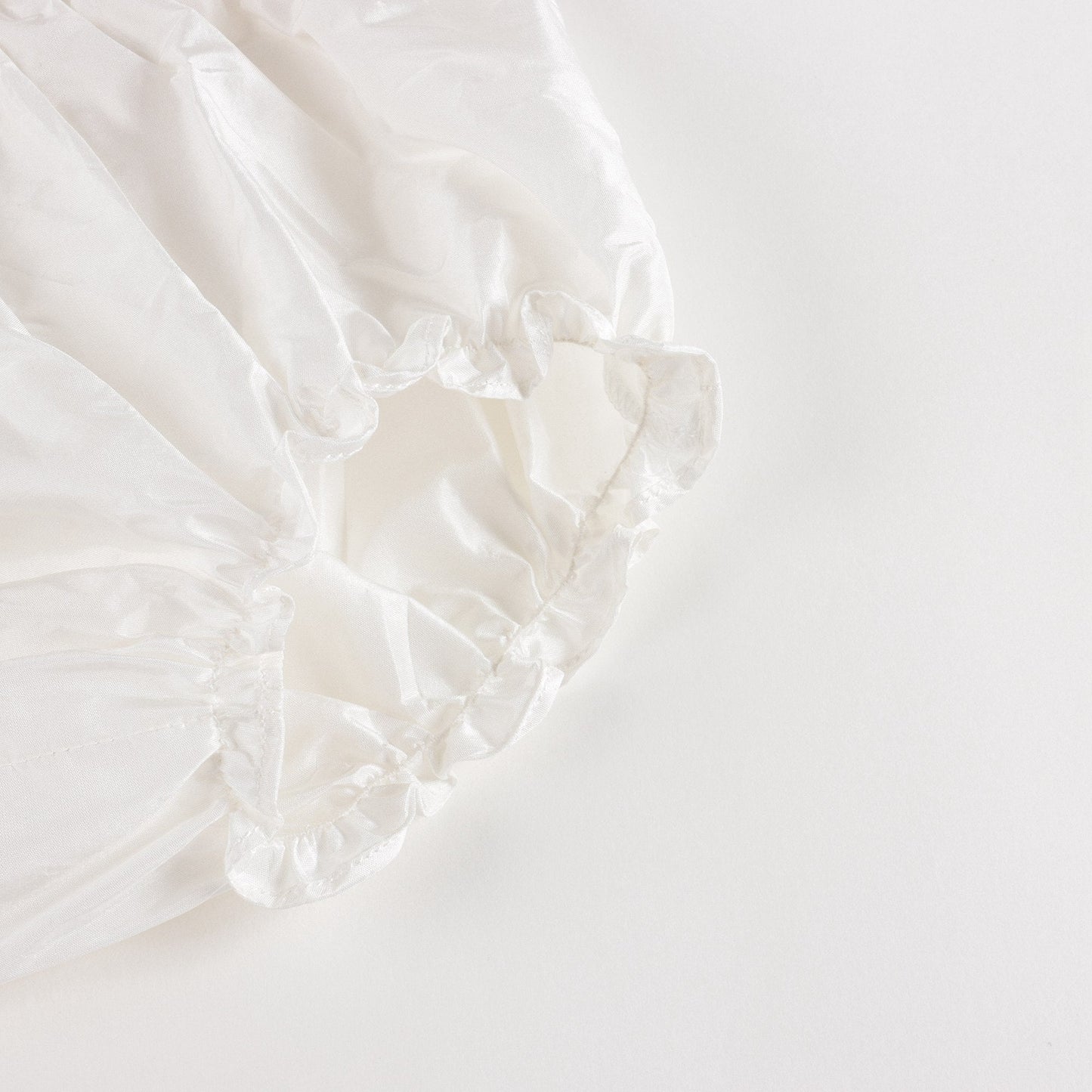 Baby Girls White Silk Dress