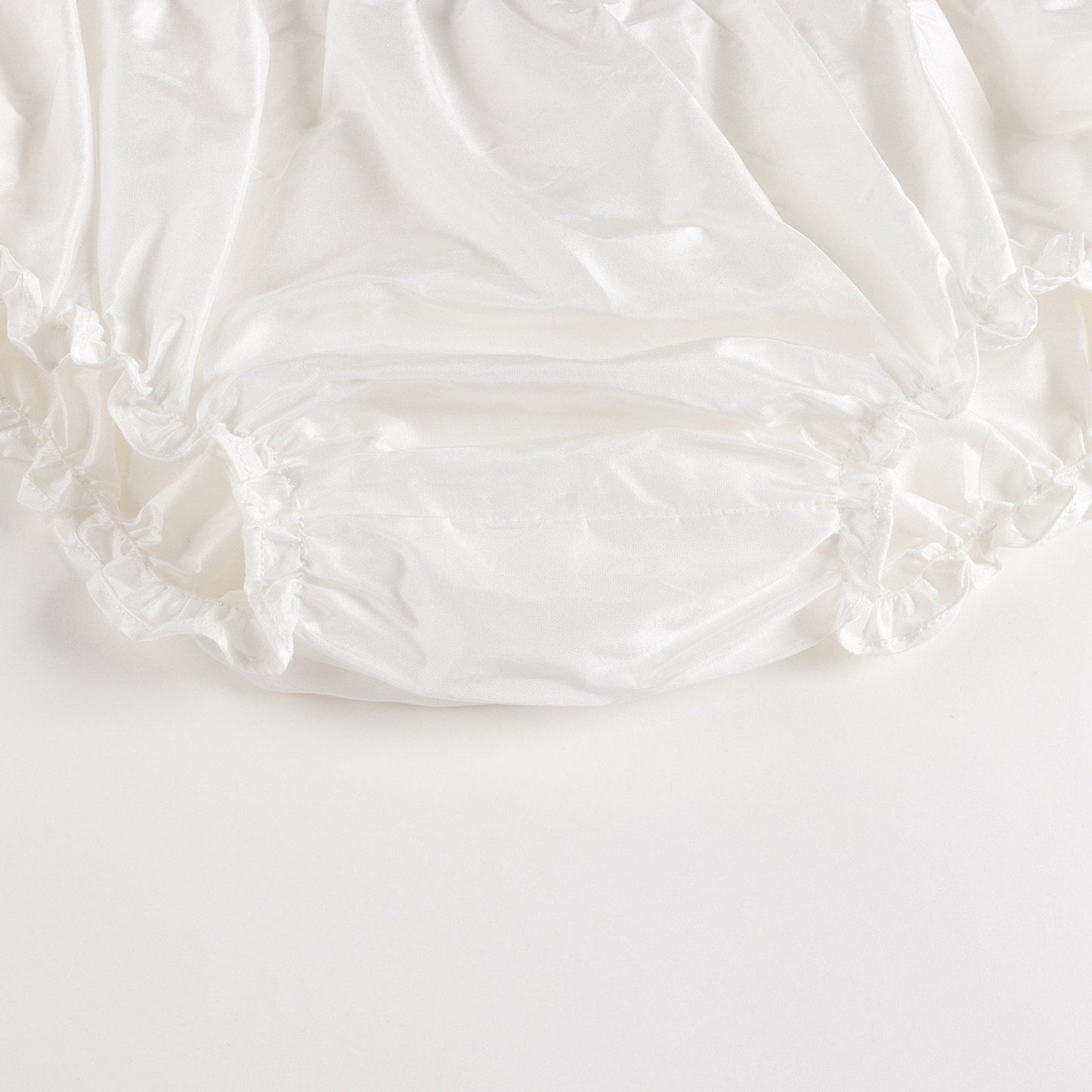 Baby Girls White Silk Dress