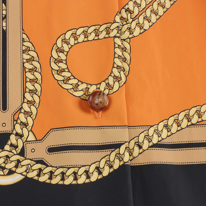 Girls White Painted Cotton Dress