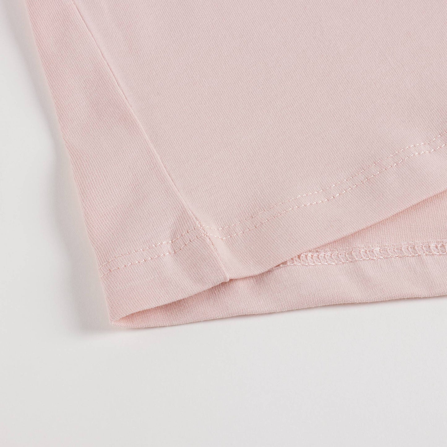 Girls Pink Printed Cotton T-Shirt