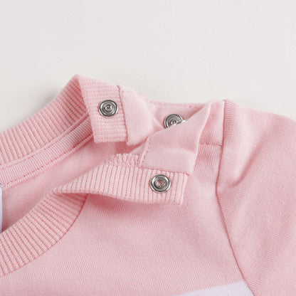 Baby Girls Pink Stripe Cotton Dress