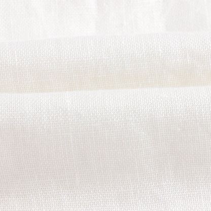 女童白色亚麻连衣裙