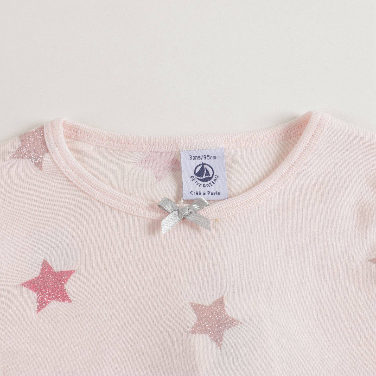 Girls Pink Stars Nightwear Set