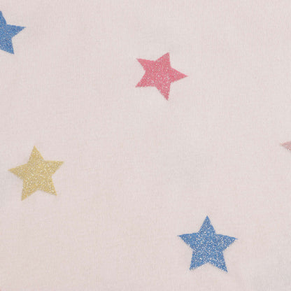 Girls Pink Stars Nightwear Set