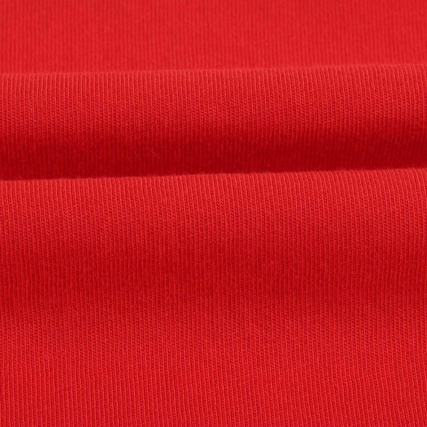 Boys & Girls Bright Red Cotton T-Shirt