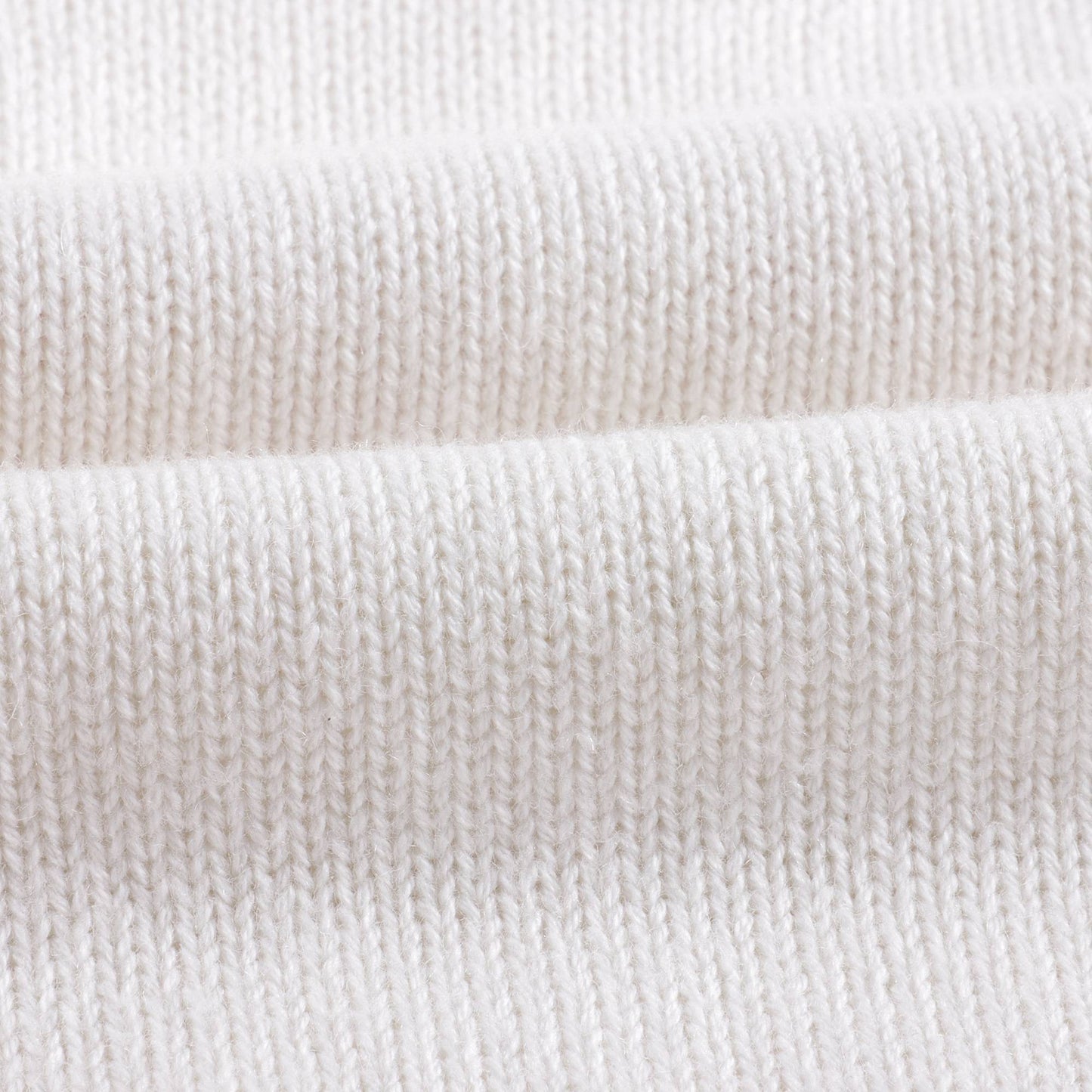 女婴白色Logo羊毛套装