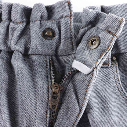 女童浅蓝色牛仔长裤