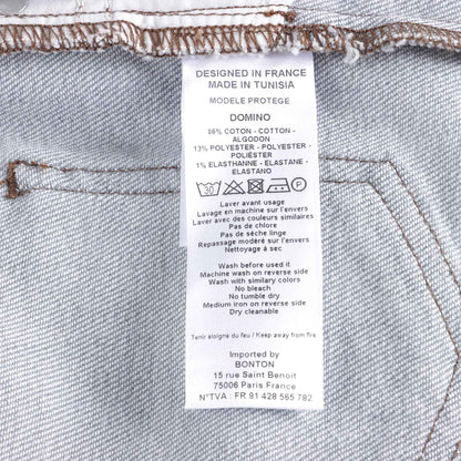 女童浅蓝色牛仔长裤