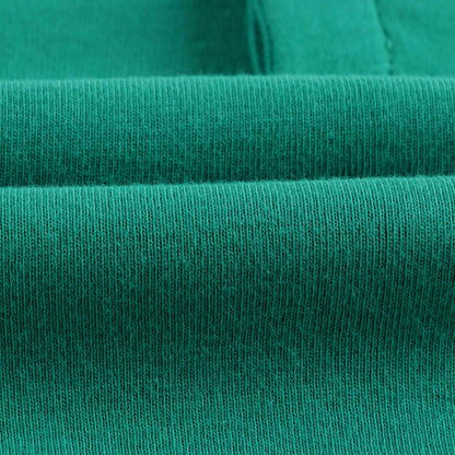 男婴绿色印花棉T恤