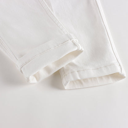婴儿白色长裤