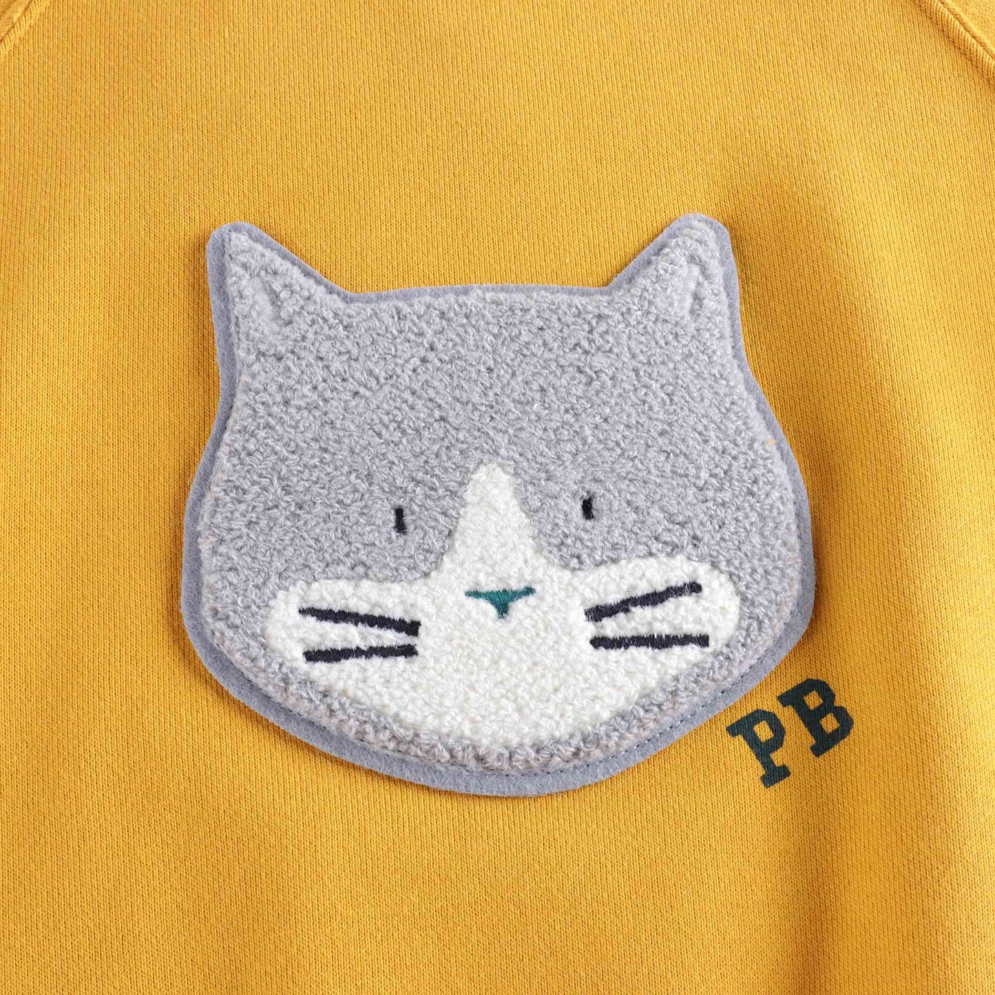 男婴黄色棉卫衣