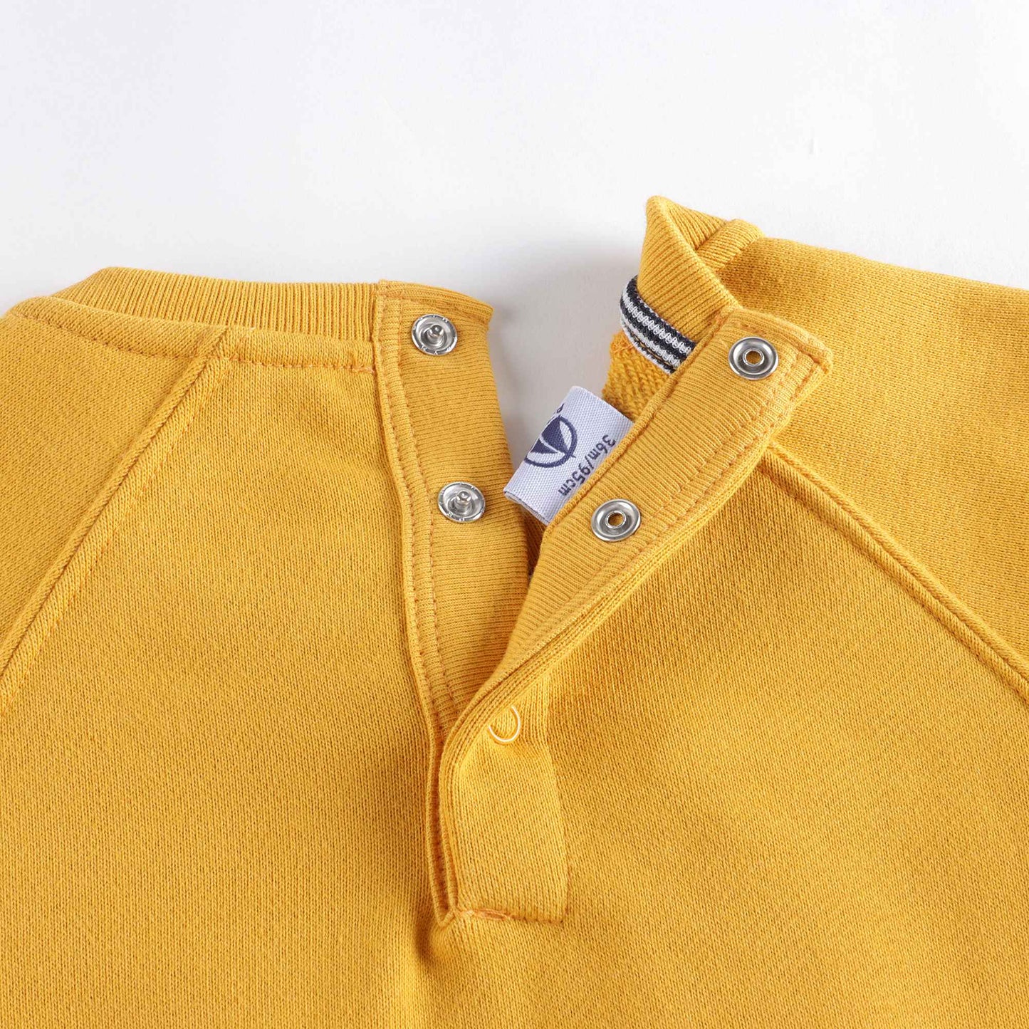 男婴黄色棉卫衣