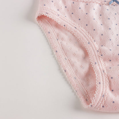 女童彩色圆点棉内裤套装 (3件)