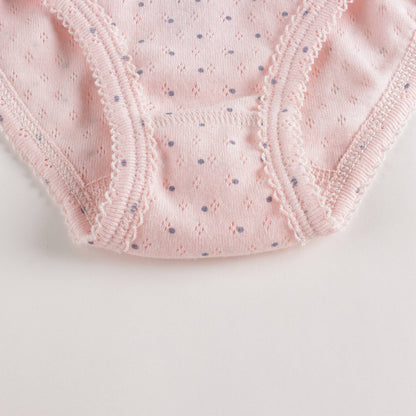 女童彩色圆点棉内裤套装 (3件)