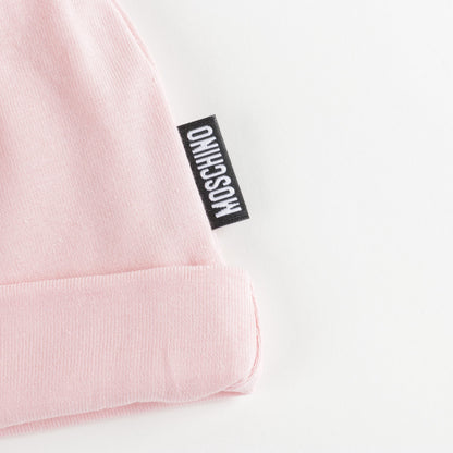 女童粉色Logo棉帽