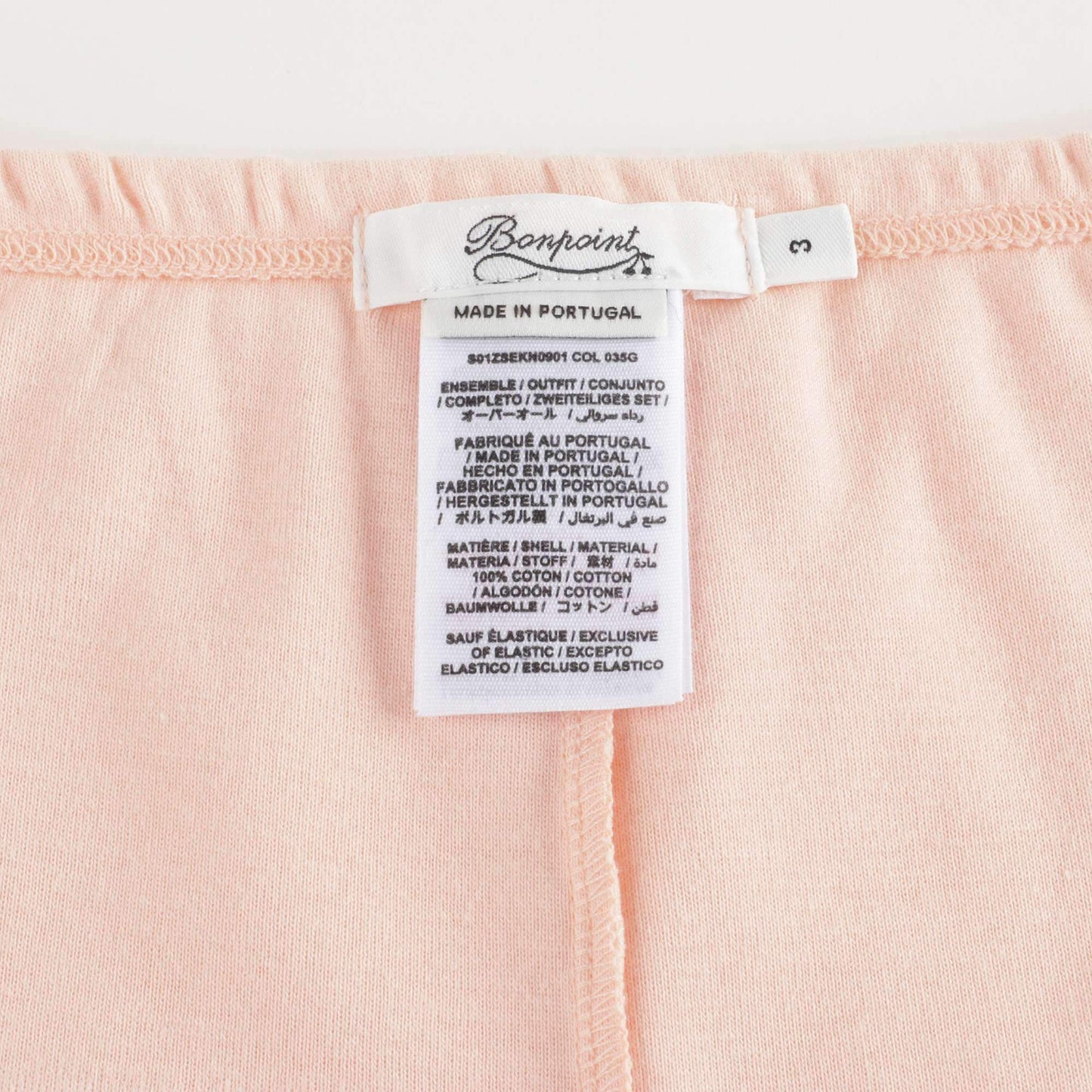 Baby Girls Light Orange Cotton Set