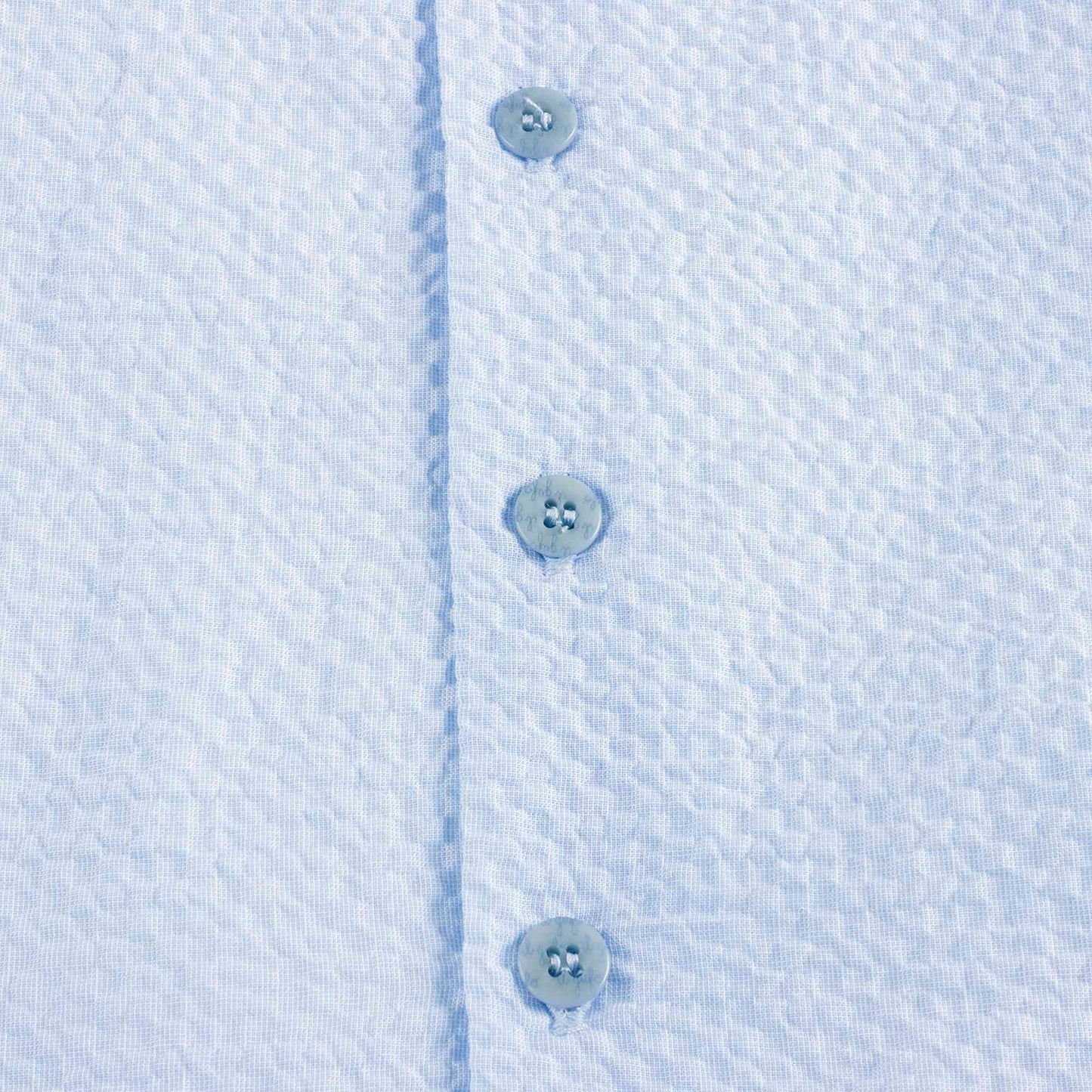 女童浅蓝色棉连衣裙