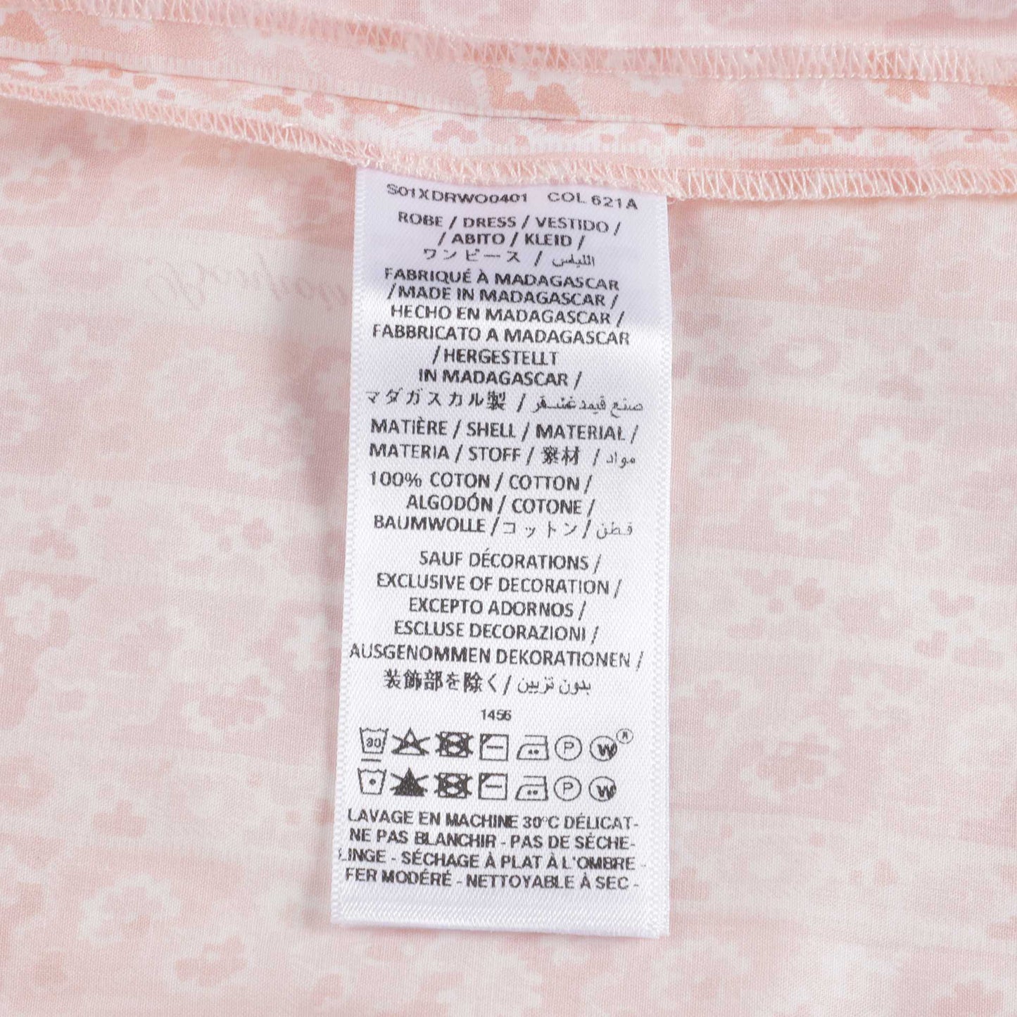 Baby Girls Light Pink Cotton Dress