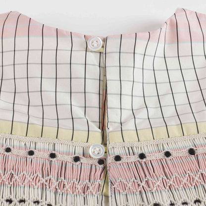 Baby Girls Yellow Check Dress Set