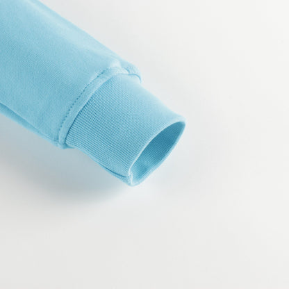 Boys & Girls Blue Cotton Hoodie