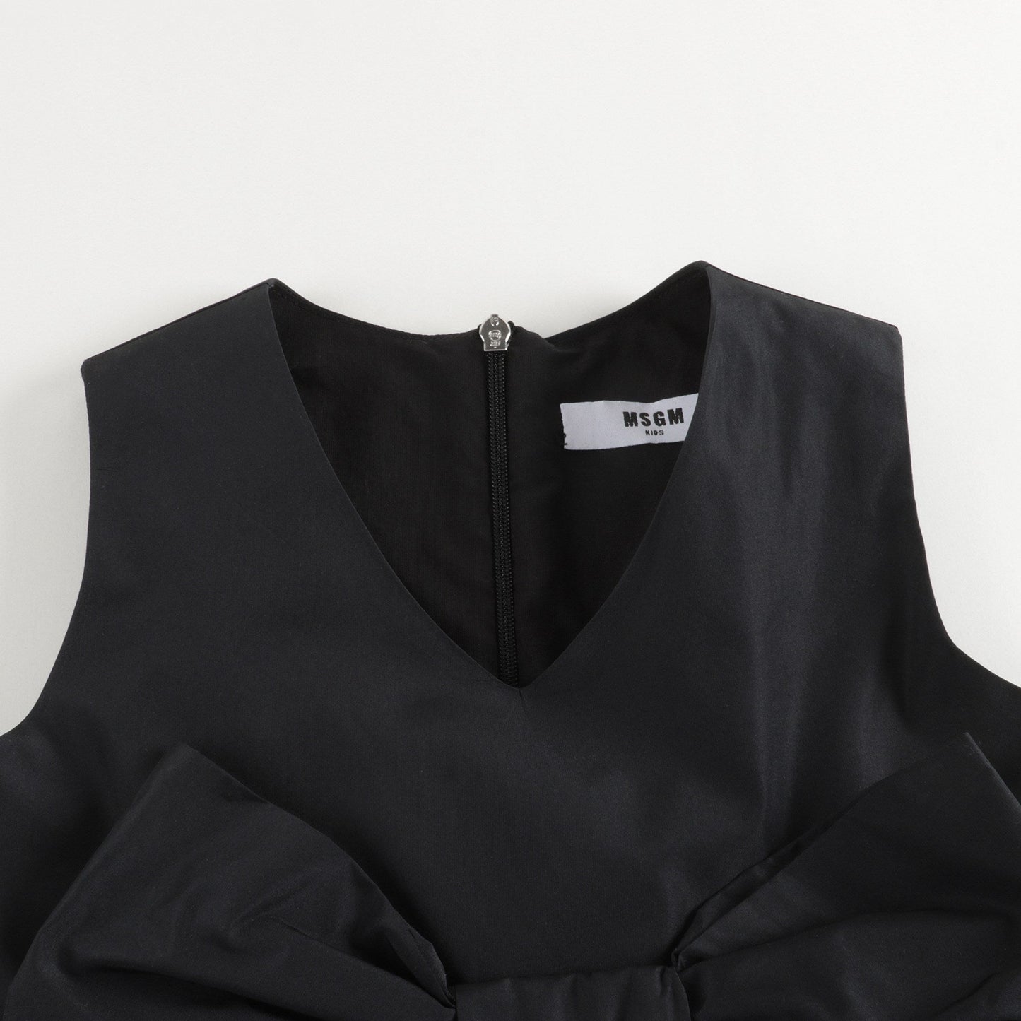 Girls Black Taffeta Dress