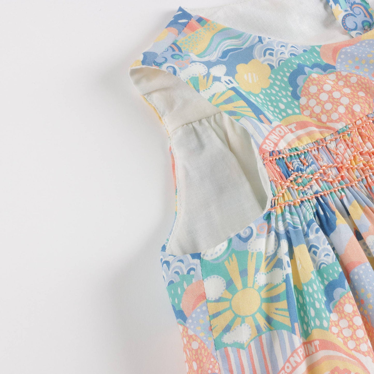 Baby Girls Multicolor Cotton Dress