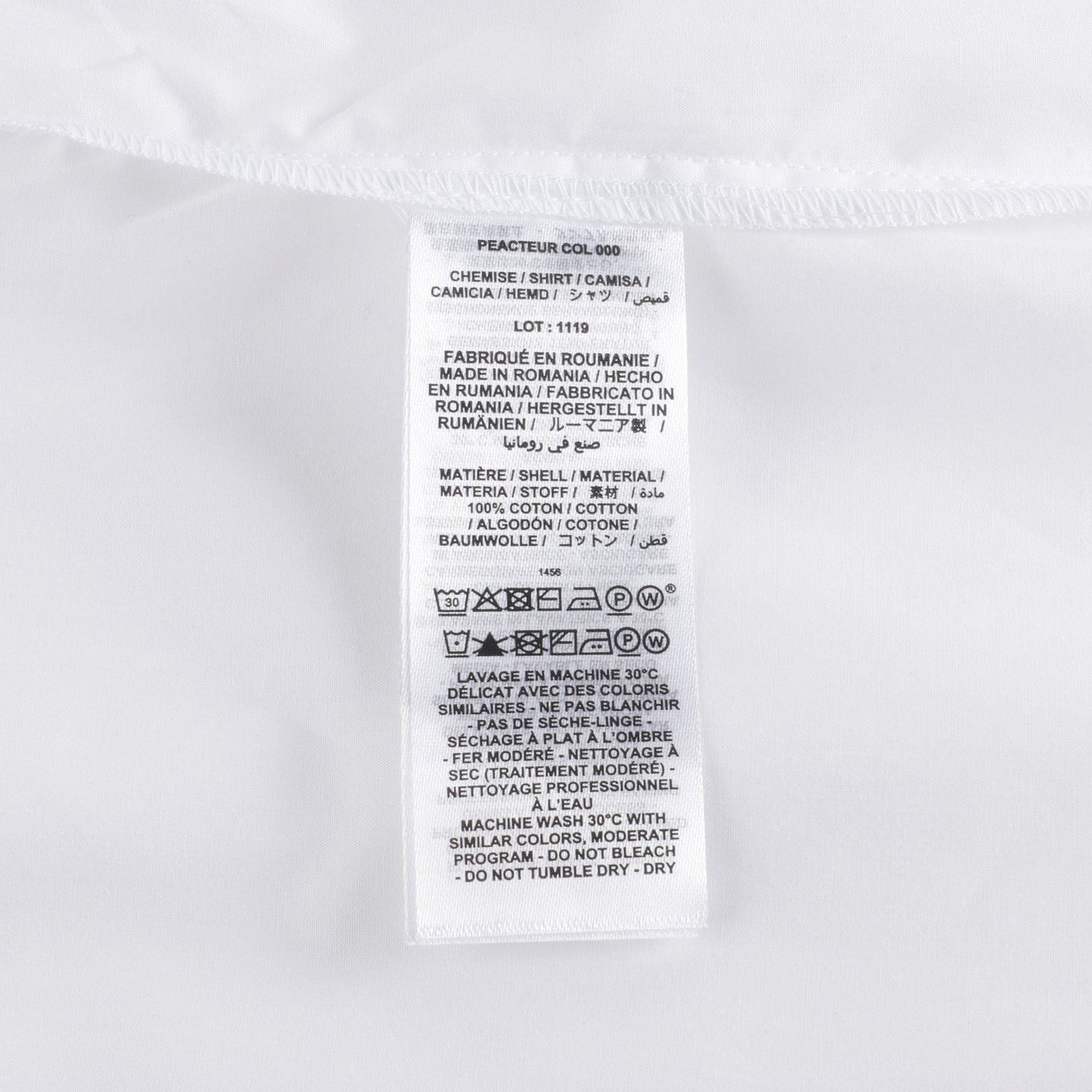 Boys White Cotton Shirt