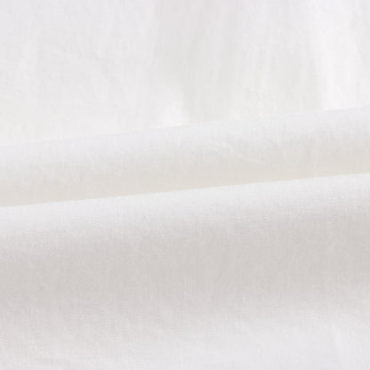 Girls White Cotton T-Shirt