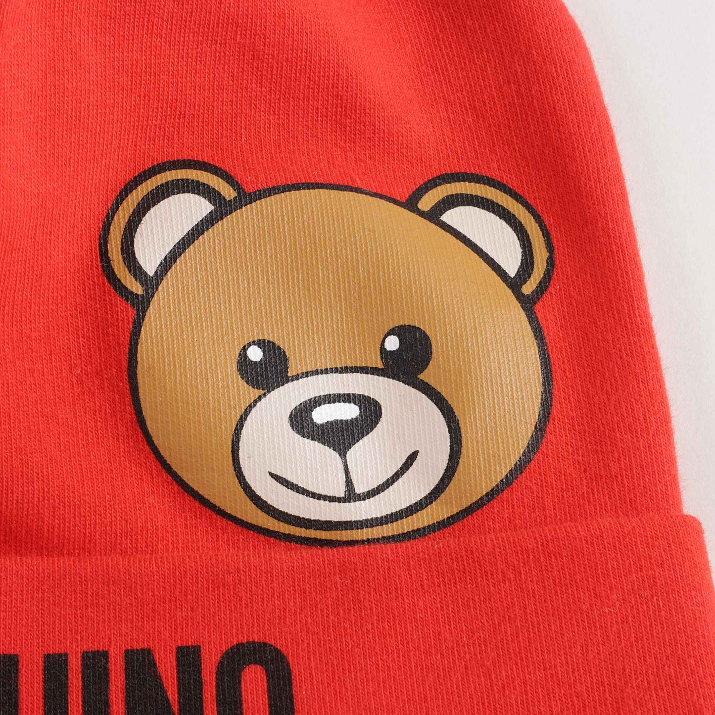 婴儿红色棉连体衣套装