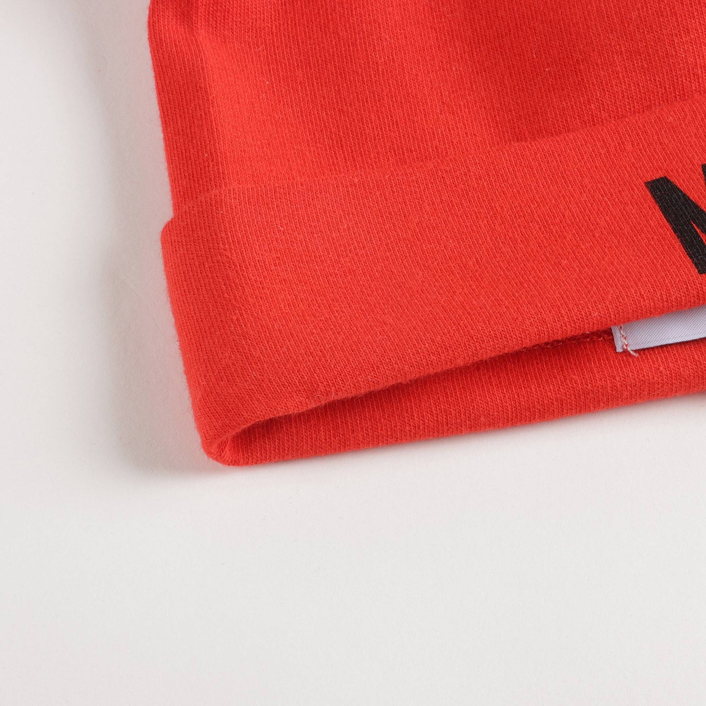 婴儿红色棉连体衣套装