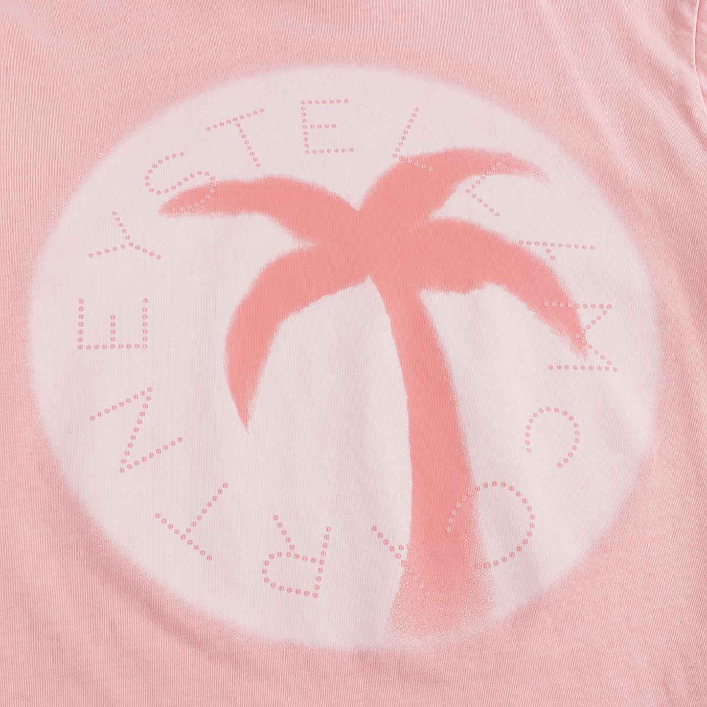 Girls Pink Printing Cotton T-Shirt