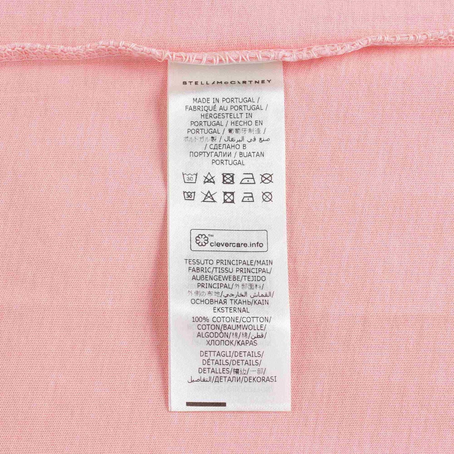 Girls Pink Printing Cotton T-Shirt