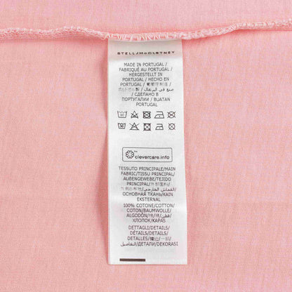 Girls Pink Printing Cotton T-Shirt