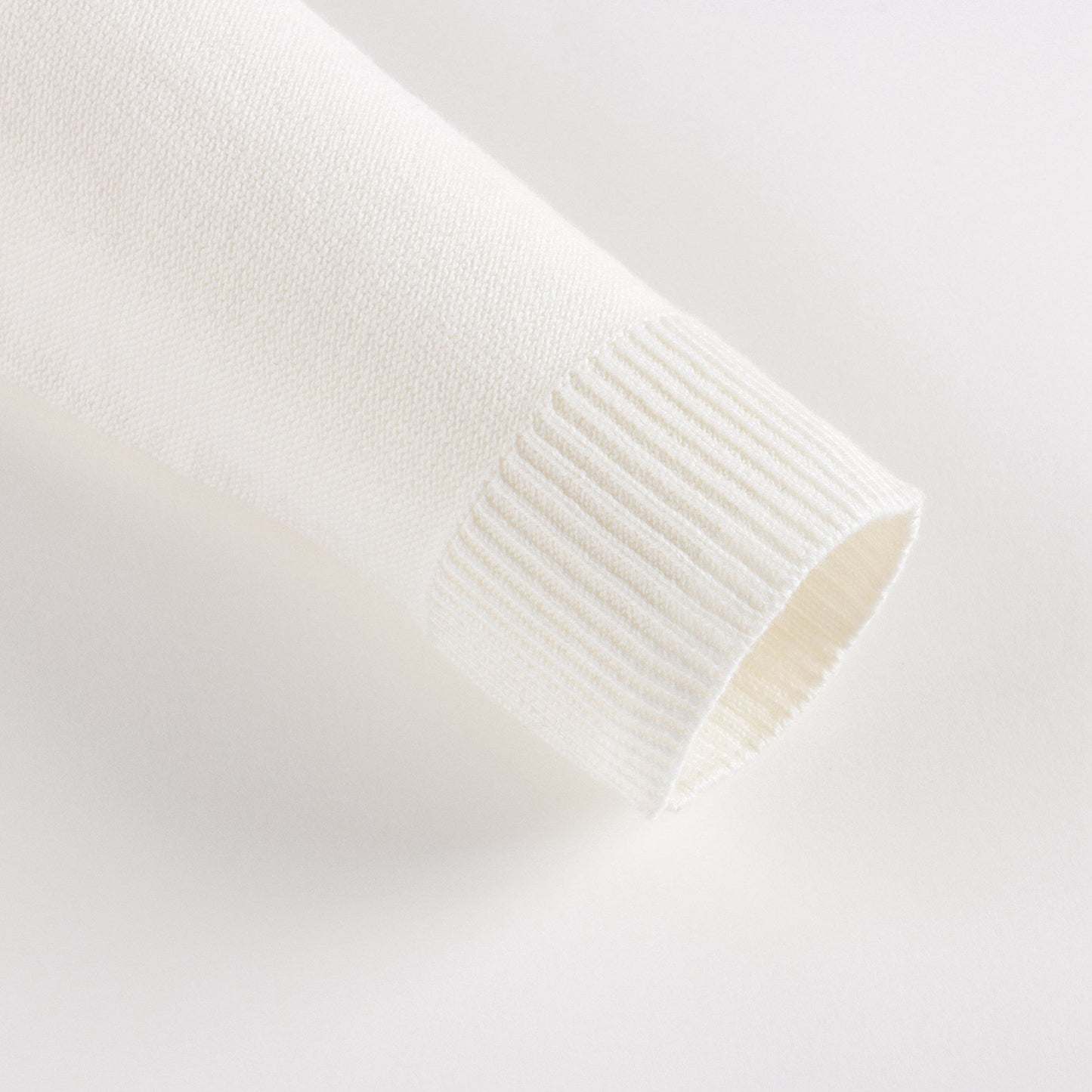 Girls White Cherry Cotton Cardigan