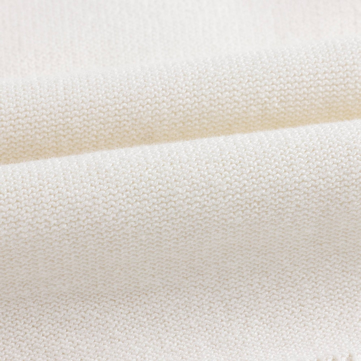 Girls White Cherry Cotton Cardigan