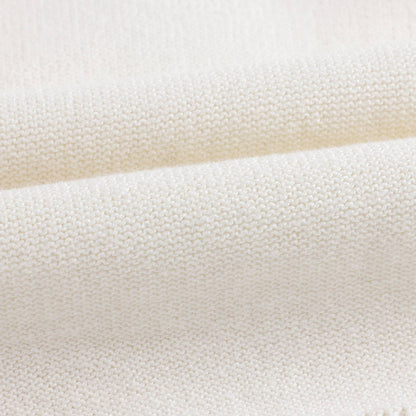 Girls White Cherry Cotton Cardigan