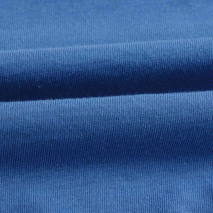 Boys Blue Logo Cotton T-Shirt