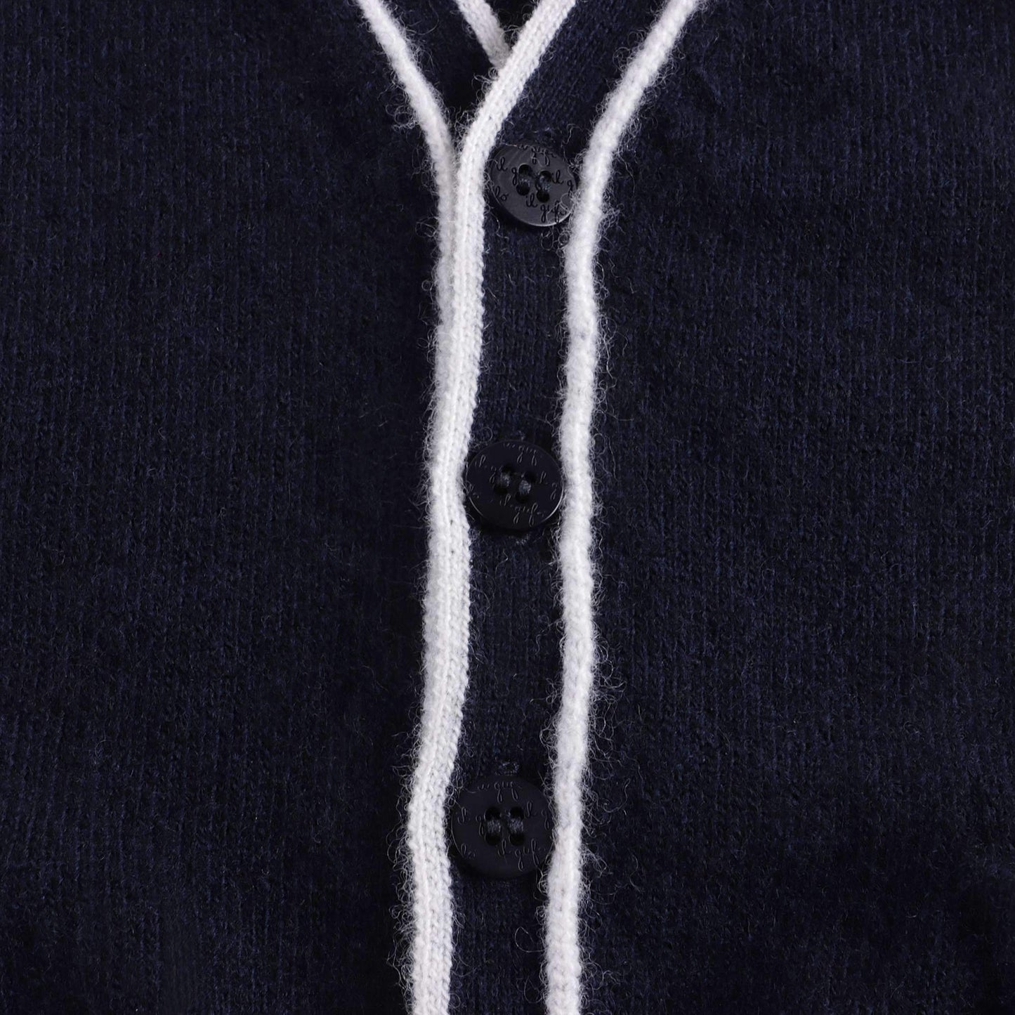 儿童蓝色羊毛马甲