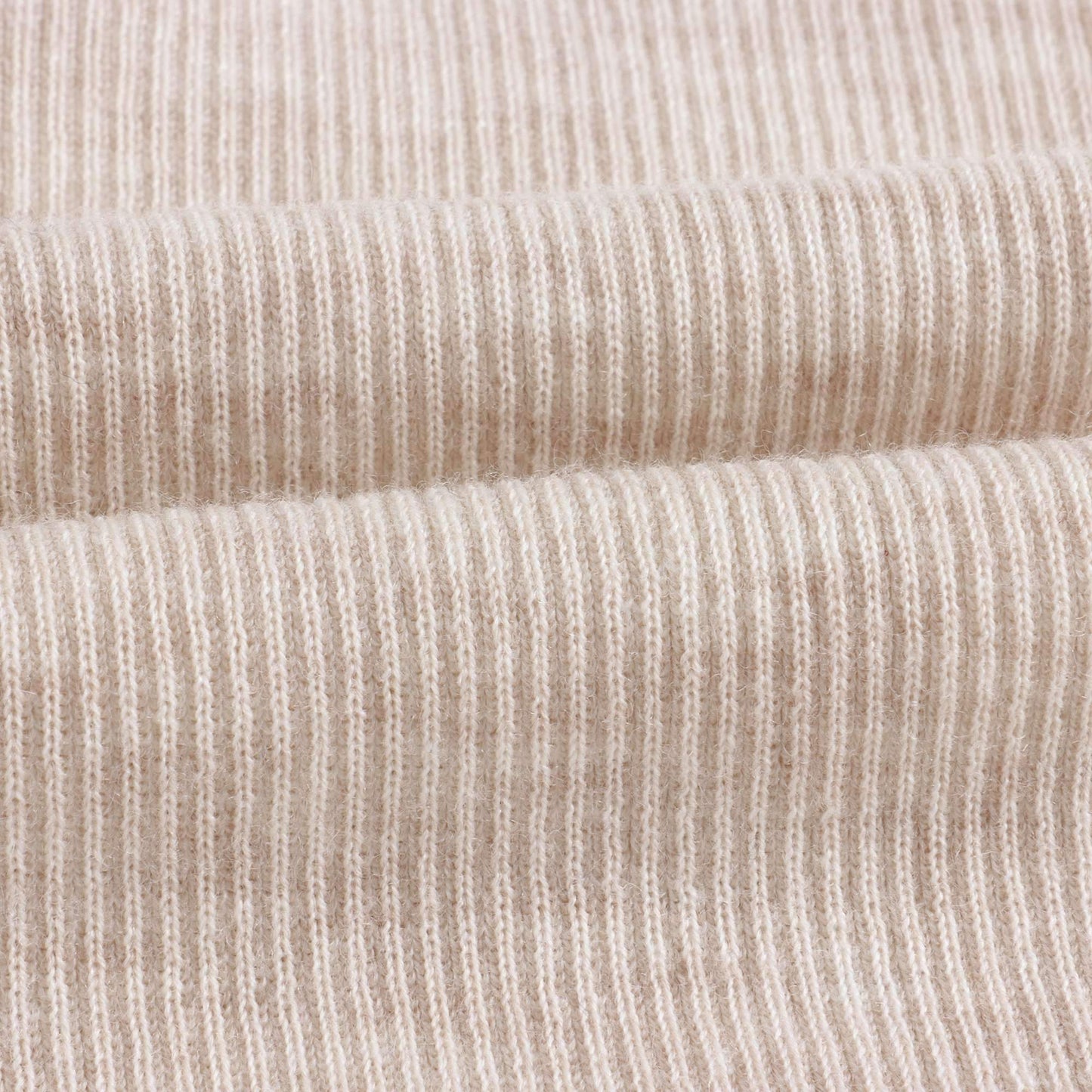 女童米色羊毛长裤