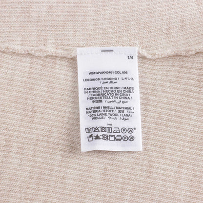 女童米色羊毛长裤