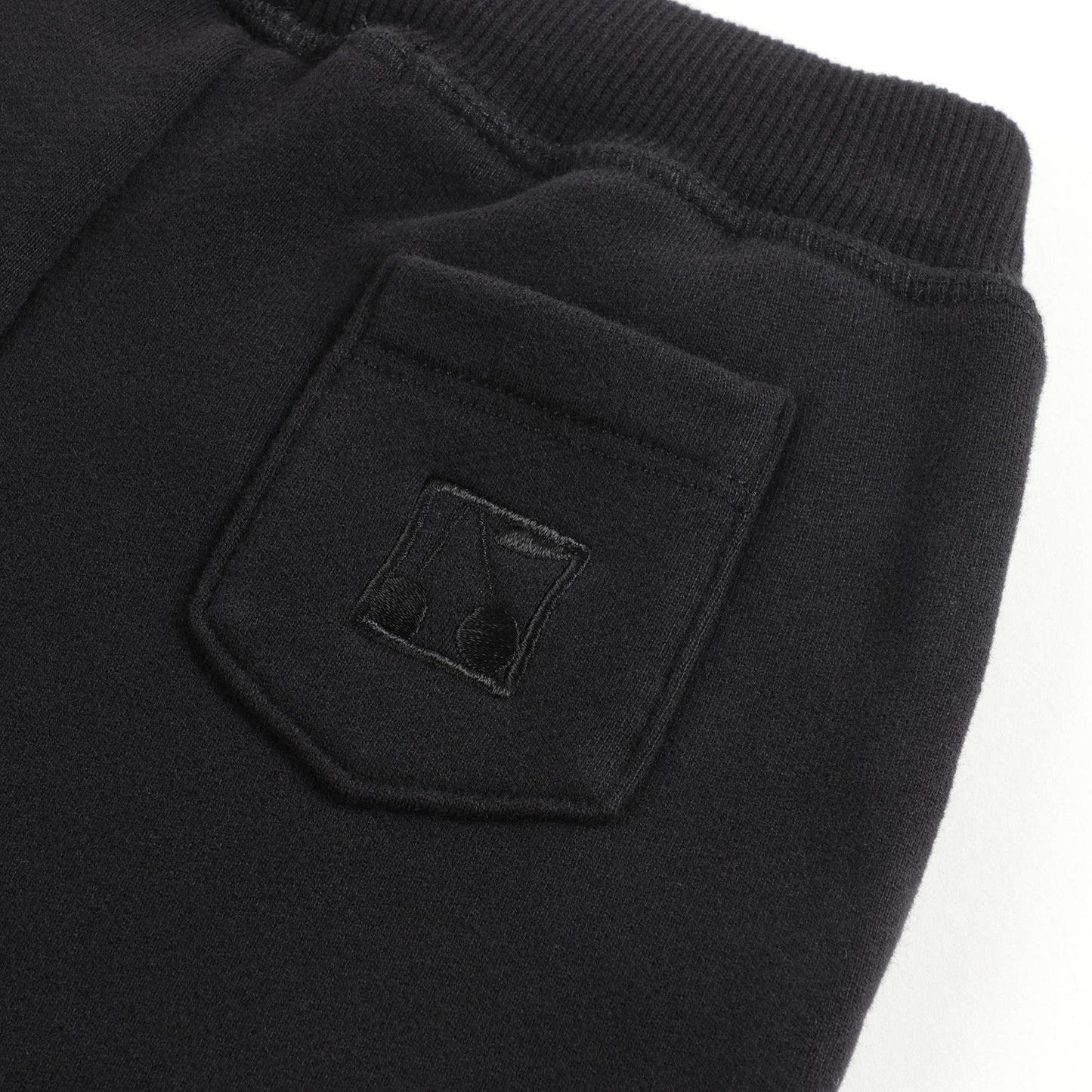 Girls Black Cotton Pants