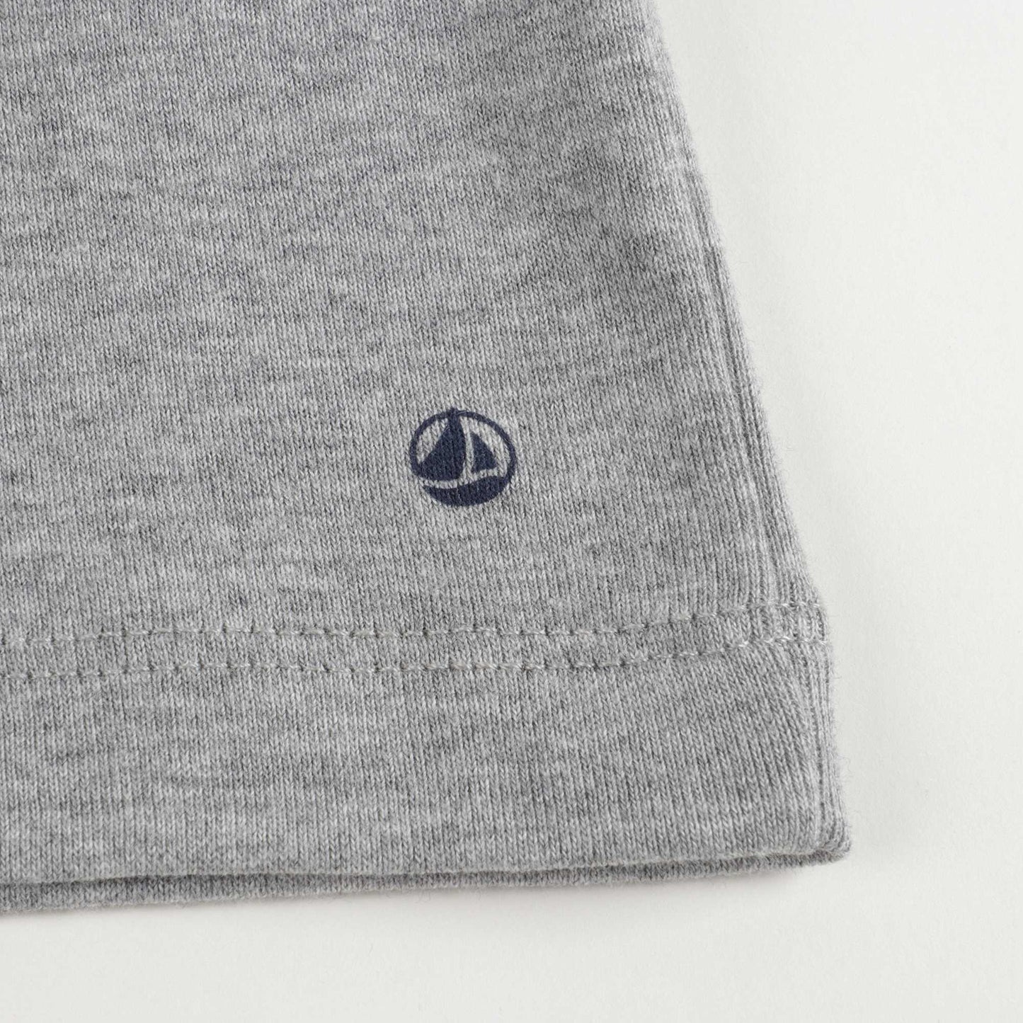 Girls Grey Cotton Turtleneck