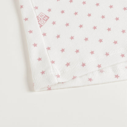 Girls White Stars Nightwear Set