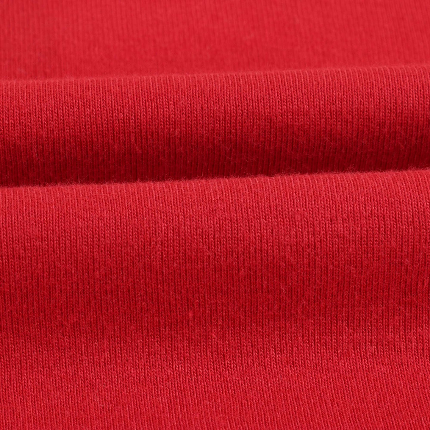 Girls Red Cotton Turtleneck