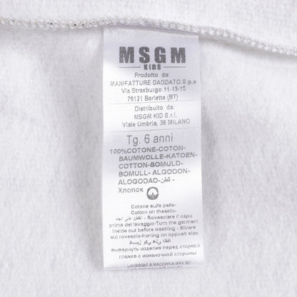 Boys Light Melange Grey Cotton Sweatshirt