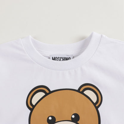 Boys & Girls Optical White T-Shirt