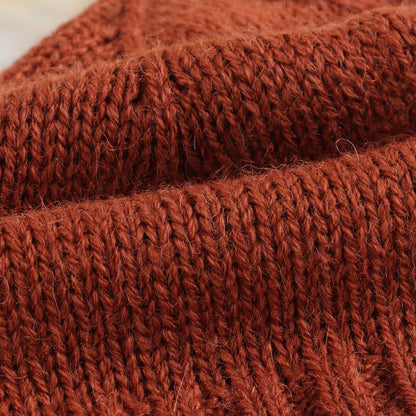 婴儿童焦糖色针织帽