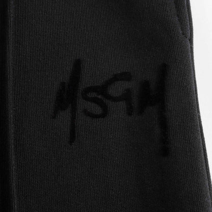 女童黑色棉长裤