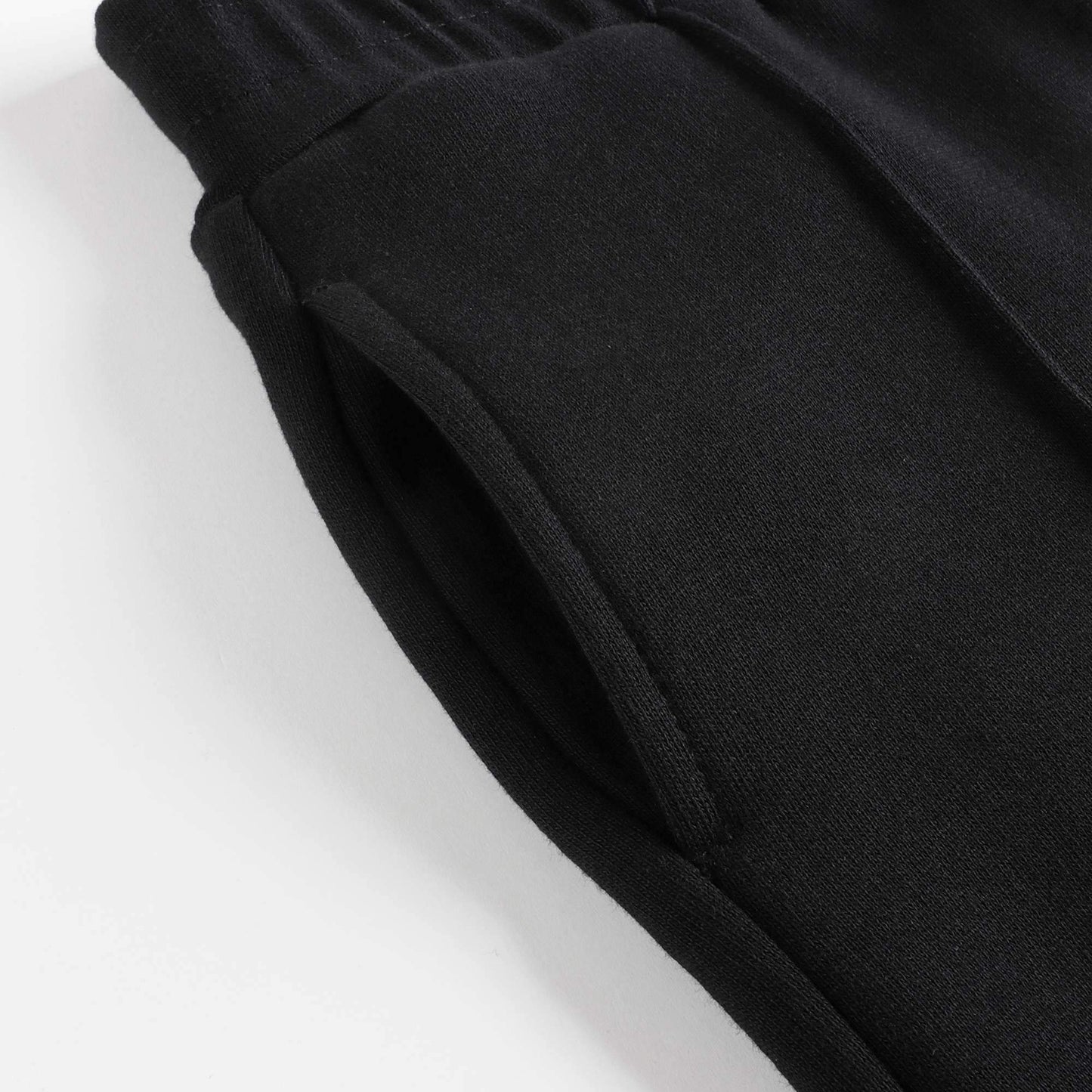 女童黑色棉长裤